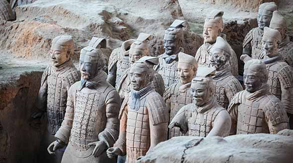 China Terracotta Army statues
